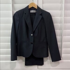 Calvin Klein Women's dark pinstripe suit